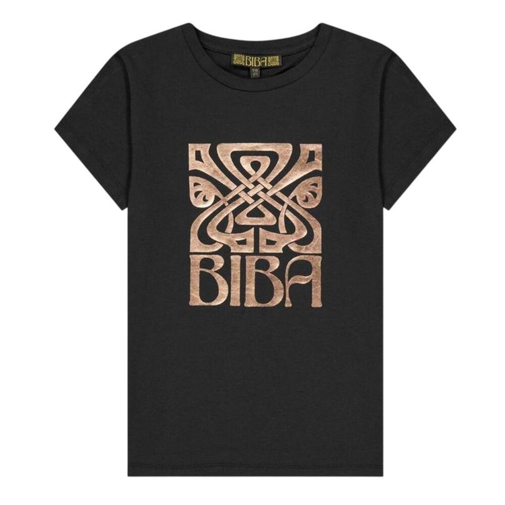 Biba Girls Logo T-Shirt / Black